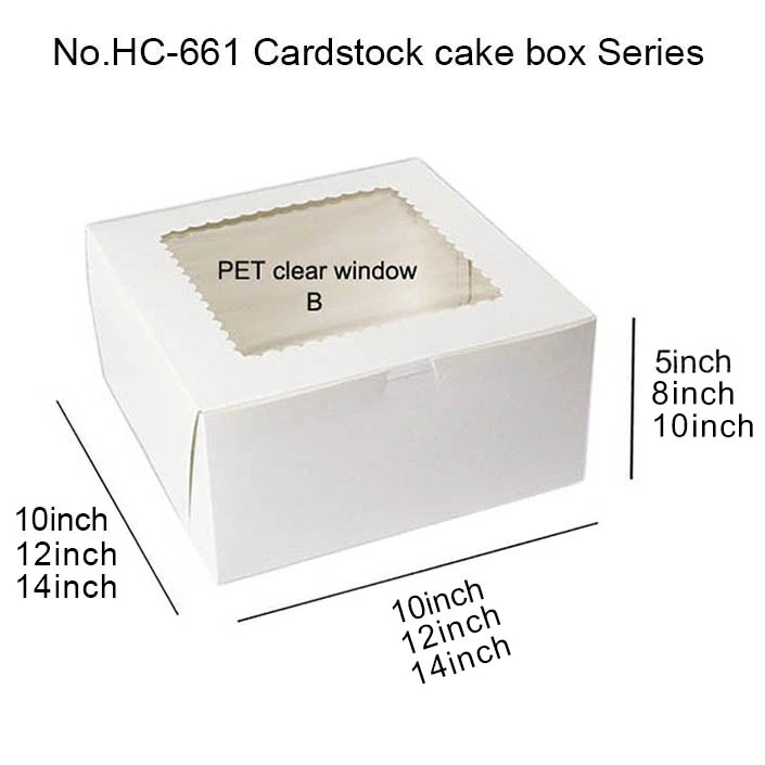 Paper Cake Packaging Box